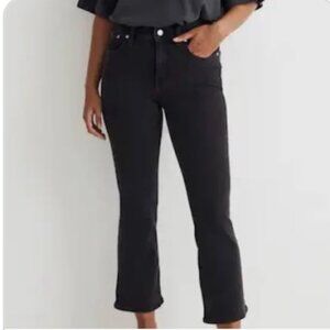 Madewell Black Curvy Kick Out Jeans SIZE 25